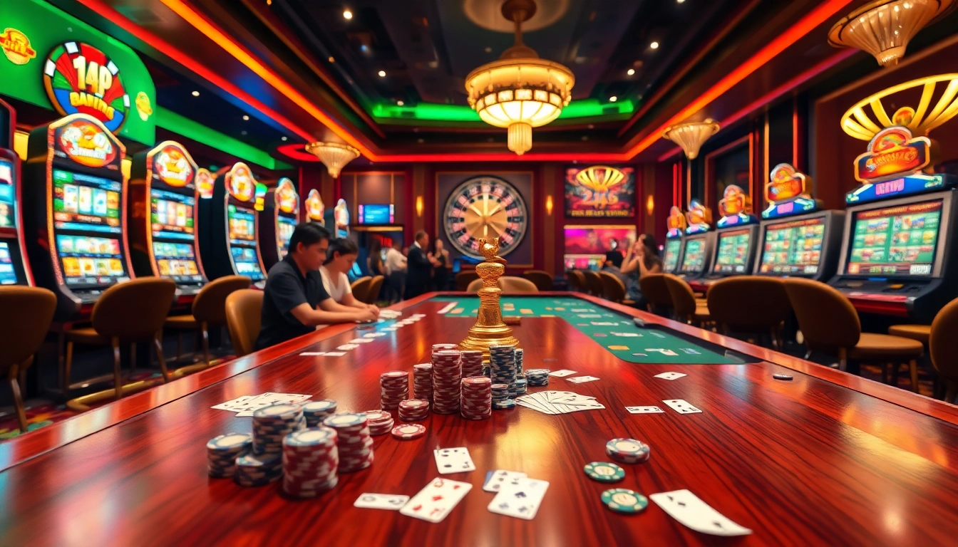 Experience thrilling action at the casino with Link Vào RR88, featuring poker tables, slot machines, and roulette.